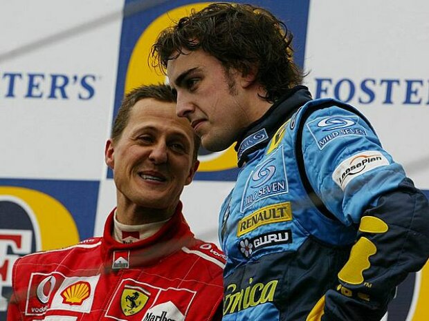 Titel-Bild zur News: Michael Schumacher und Fernando Alonso