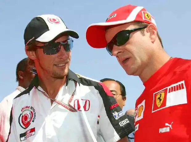 Jenson Button und Rubens Barrichello Titel-Bild zur News: Jenson Button und Rubens Barrichello