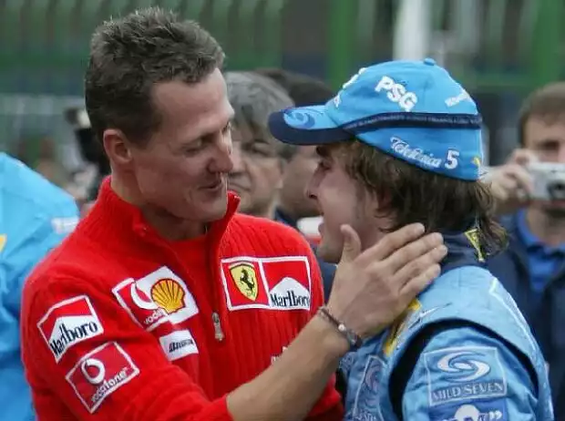 Michael Schumacher Fernando Alonso Titel-Bild zur News: Michael Schumacher Fernando Alonso