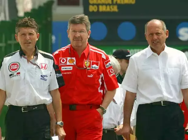 Nick Fry, Ross Brawn und Ron Dennis Titel-Bild zur News: Nick Fry, Ross Brawn und Ron Dennis