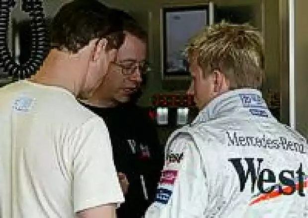 David Coulthard und Kimi Räikkönen Titel-Bild zur News: David Coulthard und Kimi Räikkönen