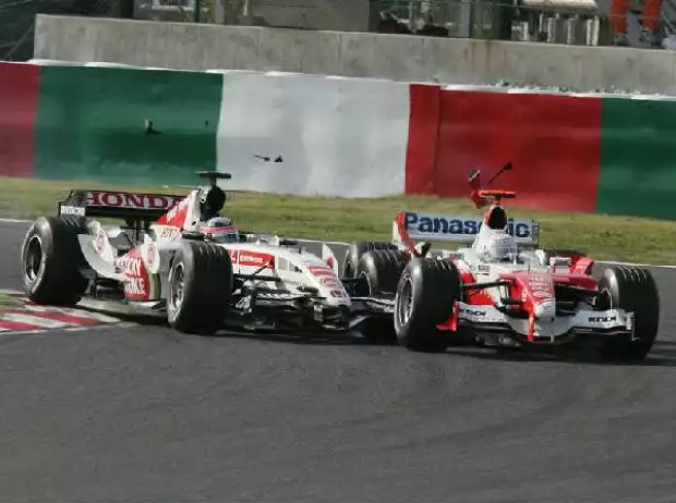 Takuma Sato und Jarno Trulli Titel-Bild zur News: Takuma Sato und Jarno Trulli