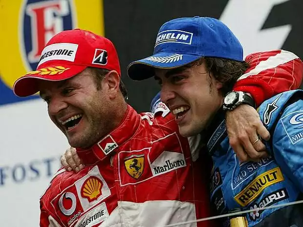 Rubens Barrichello und Fernando Alonso Titel-Bild zur News: Rubens Barrichello und Fernando Alonso