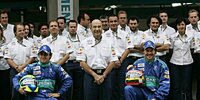 Abschiedsfoto des Sauber-Petronas-Teams