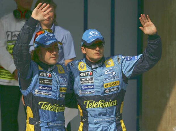 Titel-Bild zur News: Fernando Alonso und Giancarlo Fisichella