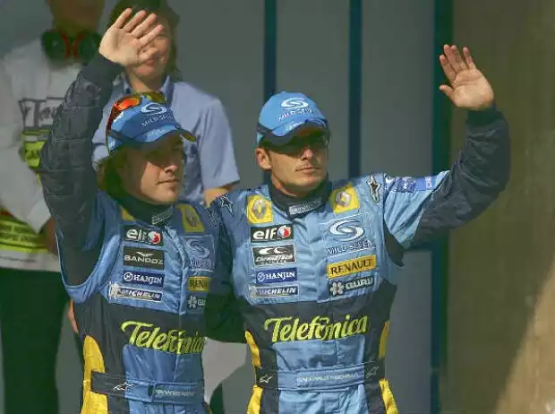 Fernando Alonso und Giancarlo Fisichella Titel-Bild zur News: Fernando Alonso und Giancarlo Fisichella