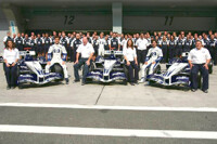 Crew des BMW WilliamsF1 Teams