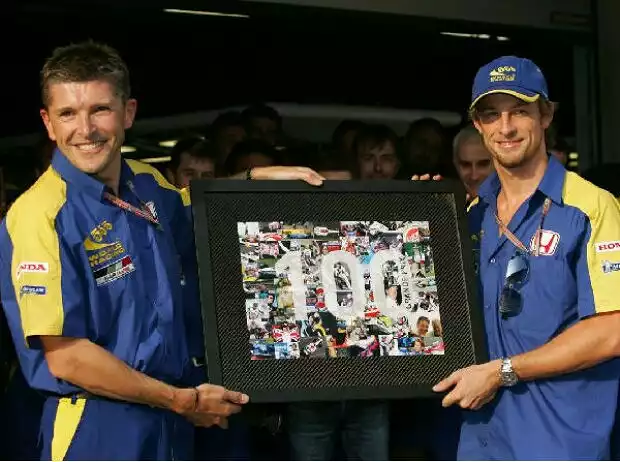 Nick Fry und Jenson Button Titel-Bild zur News: Nick Fry und Jenson Button