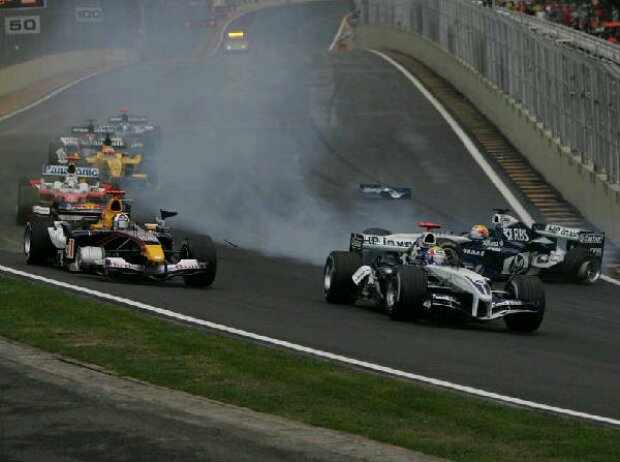 David Coulthard, Antonio Pizzonia, Mark Webber 
