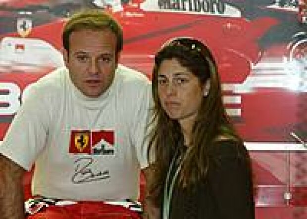 Rubens Barrichello und Ehefrau Silvana Rubens Barrichello und Ehefrau Silvana