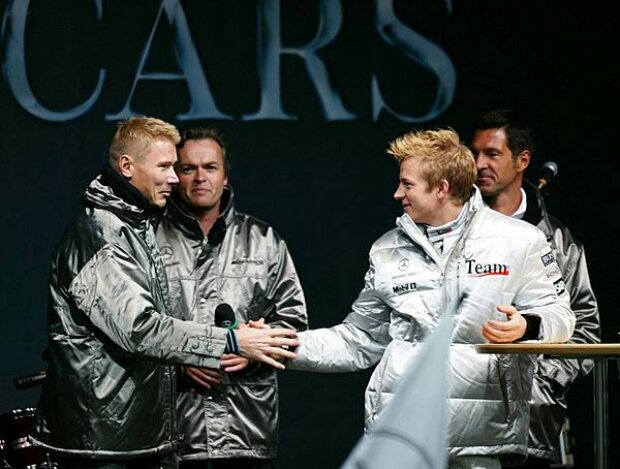 Mika Häkkinen und Kimi Räikkönen