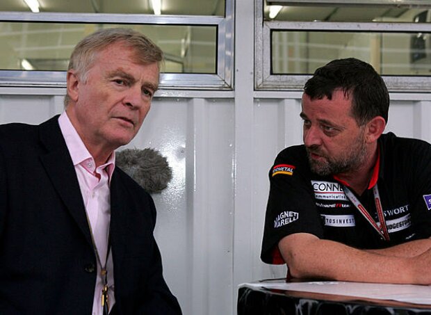 FIA-Präsident Max Mosley und Minardi-Teamchef Paul Stoddart FIA-Präsident Max Mosley und Minardi-Teamchef Paul Stoddart