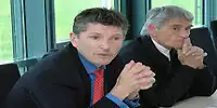 Bild zum Inhalt: Runder Tisch mit Nick Fry und Pierre Dupasquier