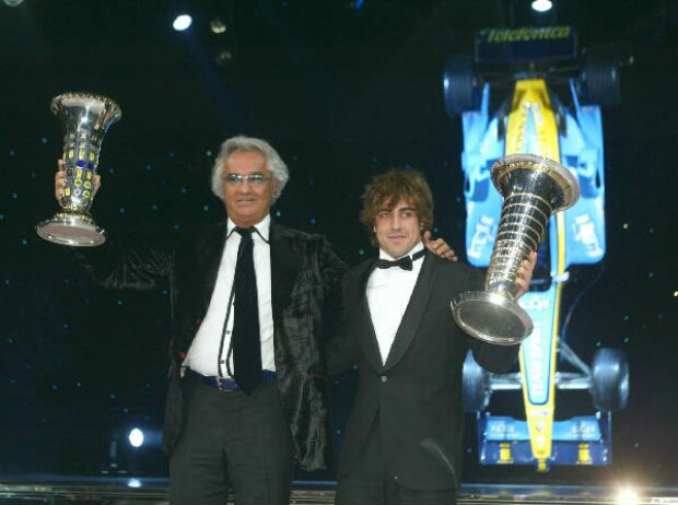 Titel-Bild zur News: Flavio Briatore und Fernando Alonso