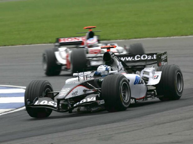 Patrick Friesacher und Jenson Button