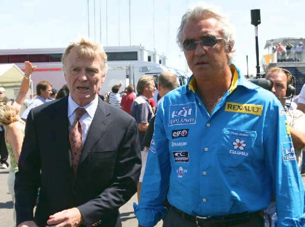 Max Mosley und Flavio Briatore Max Mosley und Flavio Briatore