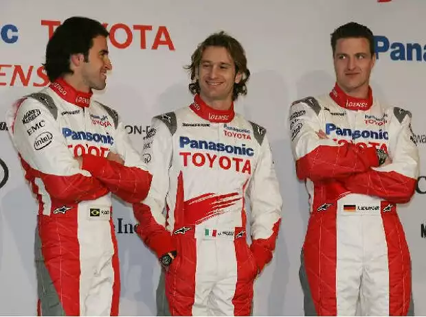 Ricardo Zonta, Jarno Trulli und Ralf Schumacher Titel-Bild zur News: Ricardo Zonta, Jarno Trulli und Ralf Schumacher