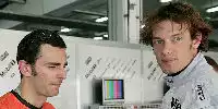 Pedro de la Rosa und Alexander Wurz
