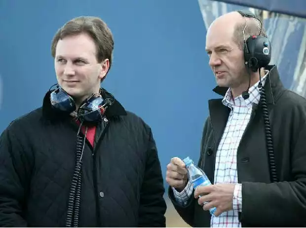 Christian Horner und Adrian Newey Titel-Bild zur News: Christian Horner und Adrian Newey