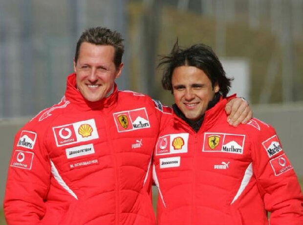 Michael Schumacher und Felipe Massa