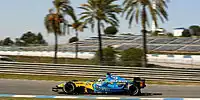 Bild zum Inhalt: Renault-Doppelspitze am Freitag in Jerez
