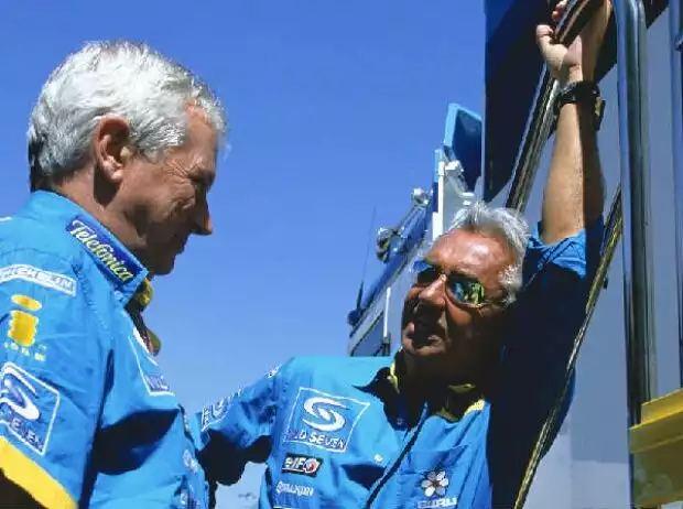 Titel-Bild zur News: Pat Symonds und Flavio Briatore