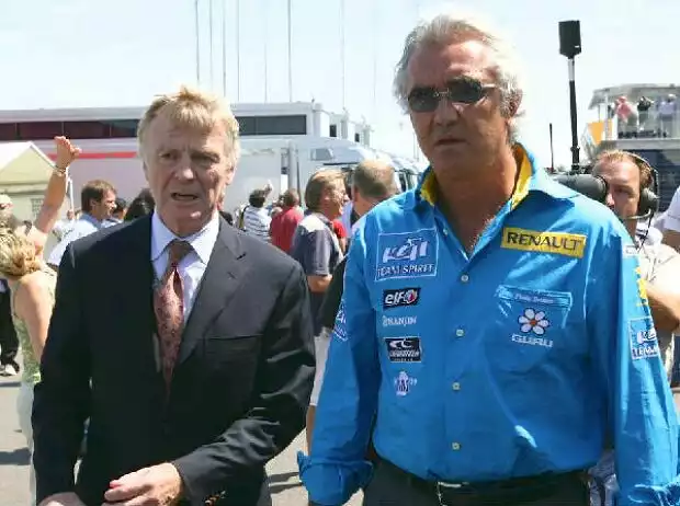 Max Mosley und Flavio Briatore Titel-Bild zur News: Max Mosley und Flavio Briatore