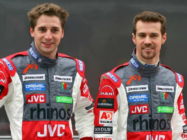 Christijan Albers und Tiago Monteiro Christijan Albers und Tiago Monteiro