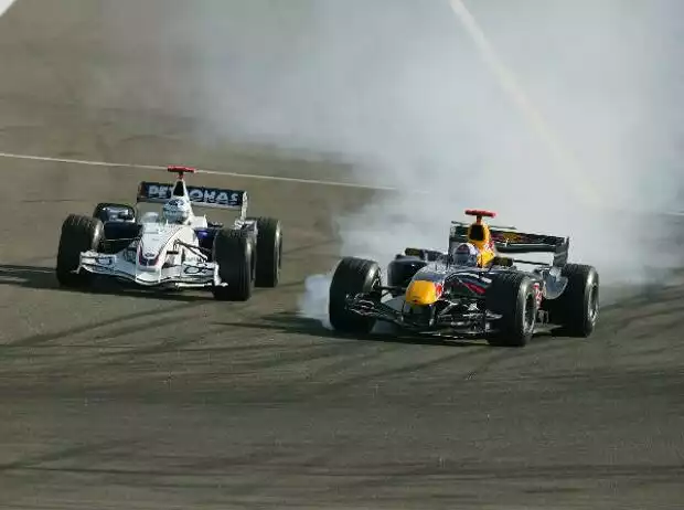 Nick Heidfeld und David Coulthard Titel-Bild zur News: Nick Heidfeld und David Coulthard