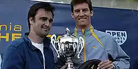 Bild zum Inhalt: Formel-1-Stars nehmen an Tennisturnier in Australien teil