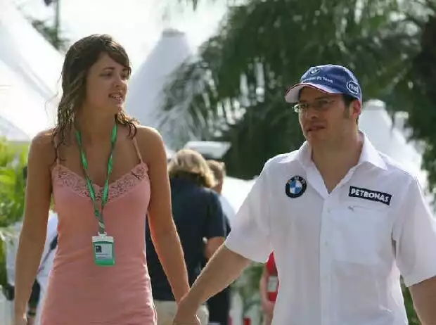 Jacques Villeneuve mit seiner Freundin Johanna Titel-Bild zur News: Jacques Villeneuve mit seiner Freundin Johanna