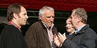 Gerhard Berger, Dietrich Mateschitz und Helmut Marko
