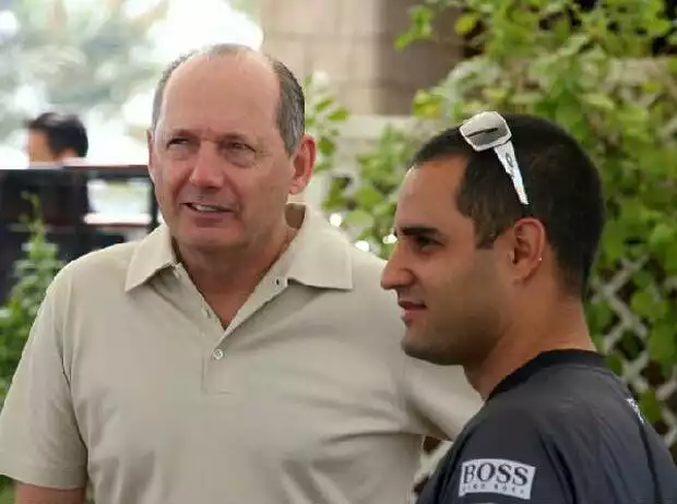 Ron Dennis und Juan-Pablo Montoya Titel-Bild zur News: Ron Dennis und Juan-Pablo Montoya