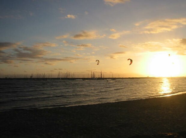 Kitesurfer in Melbourne