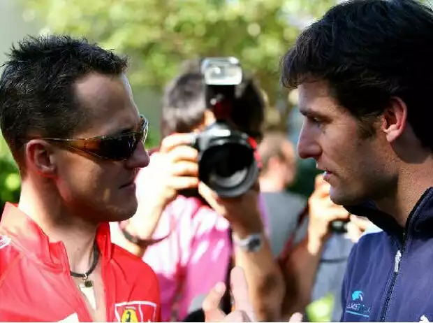 Michael Schumacher Mark Webber Titel-Bild zur News: Michael Schumacher Mark Webber