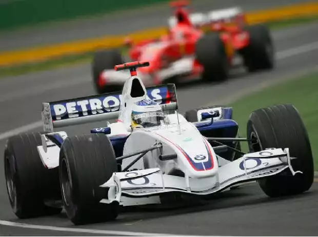 Michael Schumacher Nick Heidfeld Titel-Bild zur News: Michael Schumacher Nick Heidfeld