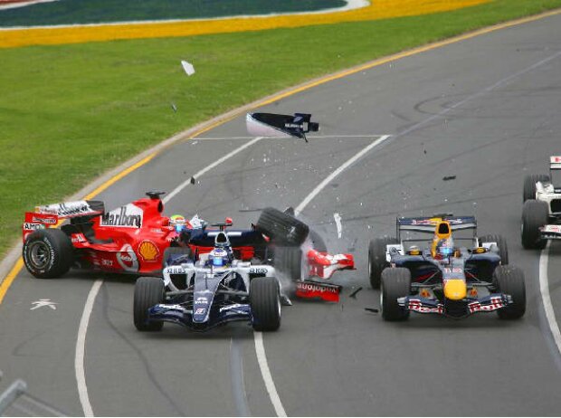 Felipe Massa, Christian Klien und Nico Rosberg