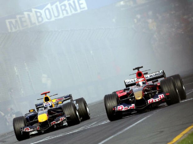 David Coulthard und Scott Speed David Coulthard und Scott Speed