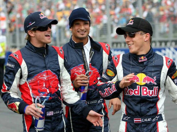 Scott Speed, Vitantonio Liuzzi und Christian Klien Scott Speed, Vitantonio Liuzzi und Christian Klien