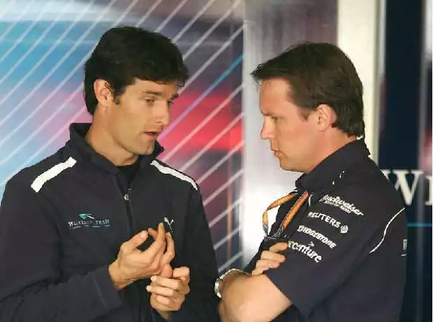 Mark Webber und Sam Michael Titel-Bild zur News: Mark Webber und Sam Michael