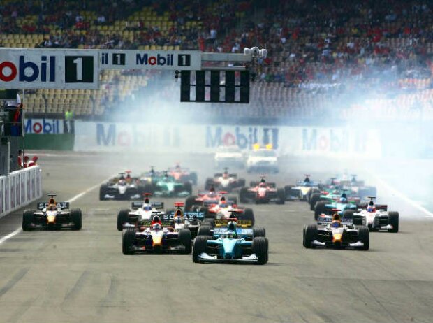 GP2-Start in Hockenheim GP2-Start in Hockenheim
