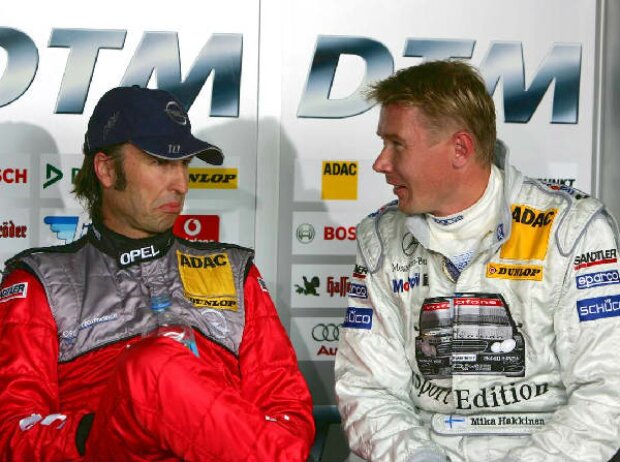 Titel-Bild zur News: Heinz-Harald Frentzen und Mika Häkkinen
