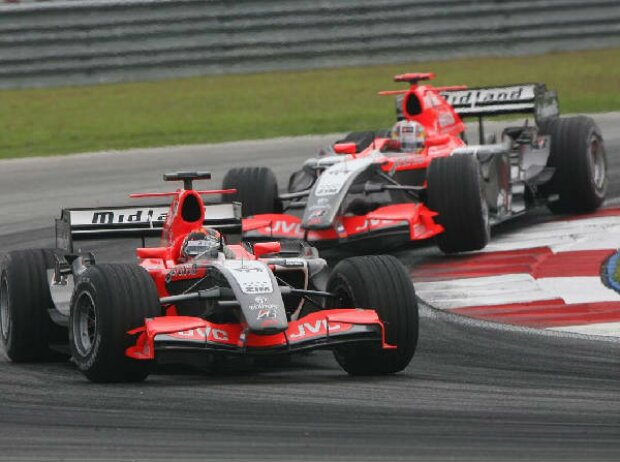 Christijan Albers und Tiago Monteiro Christijan Albers und Tiago Monteiro