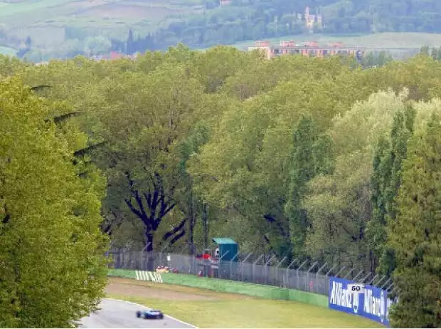 Tamburello-Kurve in Imola Titel-Bild zur News: Tamburello-Kurve in Imola