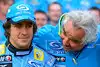 Bild zum Inhalt: Verhältnis Alonso/Briatore beginnt zu bröckeln
