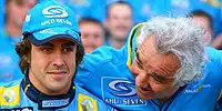 Bild zum Inhalt: Verhältnis Alonso/Briatore beginnt zu bröckeln