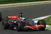 Bild zum Inhalt: McLaren-Mercedes in Imola eingebremst