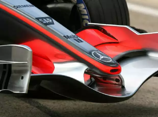 Titel-Bild zur News: Nase des McLaren-Mercedes MP4-21