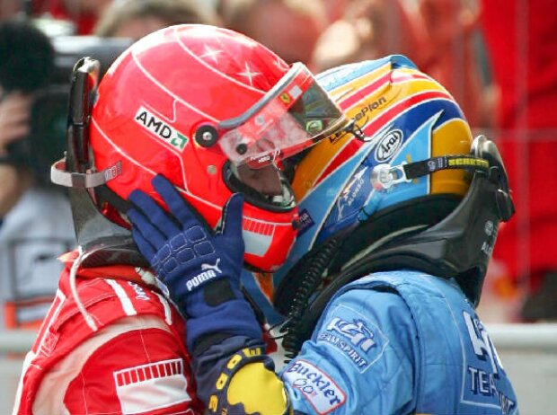 Michael Schumacher und Fernando Alonso