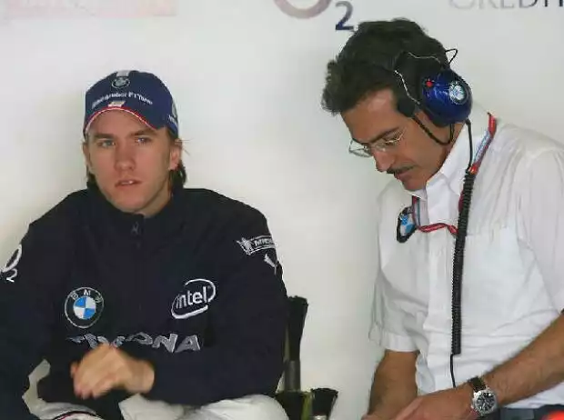 Nick Heidfeld und Mario Theissen Titel-Bild zur News: Nick Heidfeld und Mario Theissen